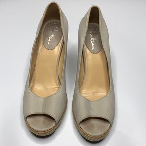 Cole Haag Peep Toe Wedge